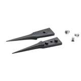ESD Plastic Tips, Style 5, Carbon PEEK Tips for 5CPR.SA, Very Fine, 1.6" redirect to product page